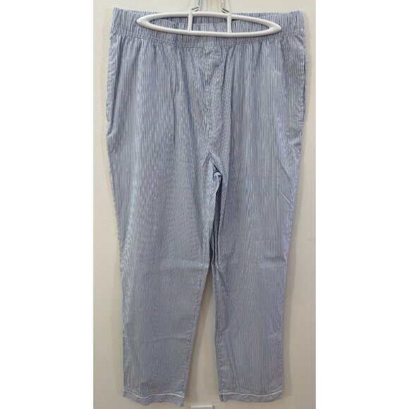 Tommy John Other - Tommy John Mens Striped Pajama Pants M Cotton Polyester Blue White